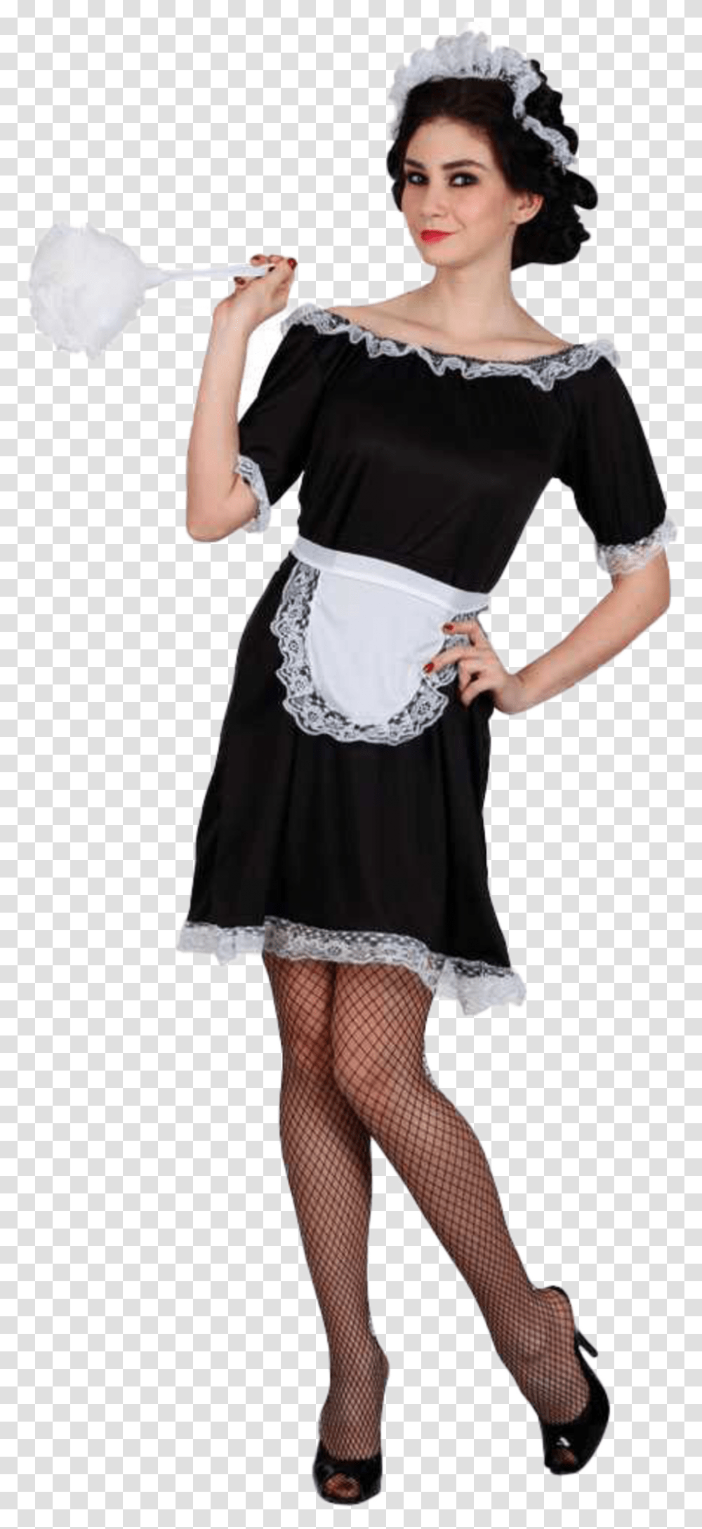 Traditional French Maid Dress, Costume, Female, Person Transparent Png