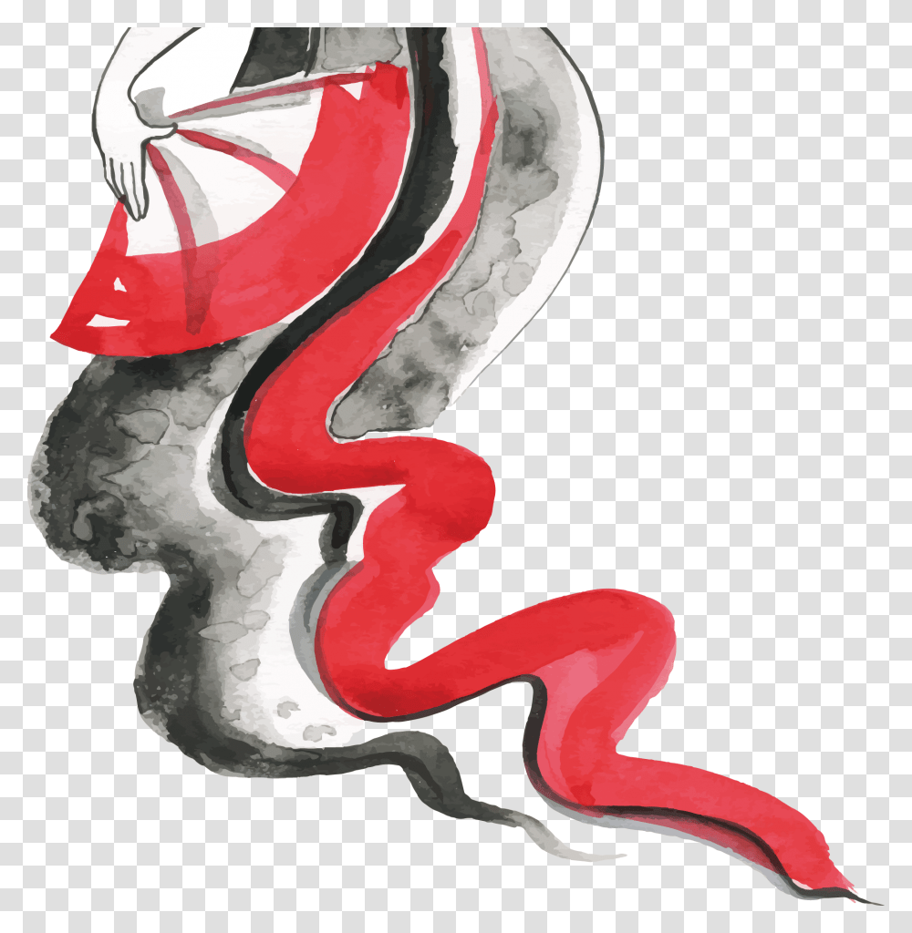 Traditional Japanese Illustration, Dragon, Logo, Trademark Transparent Png