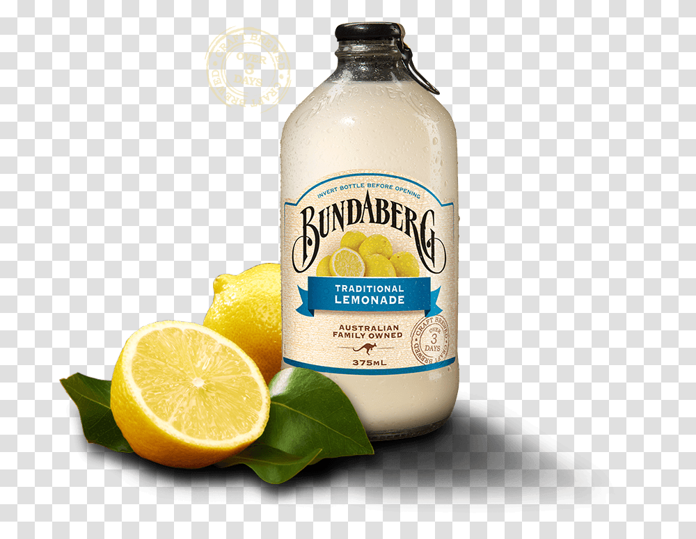Traditional Lemonade Bundaberg Traditional Lemonade, Orange, Citrus Fruit, Plant, Food Transparent Png