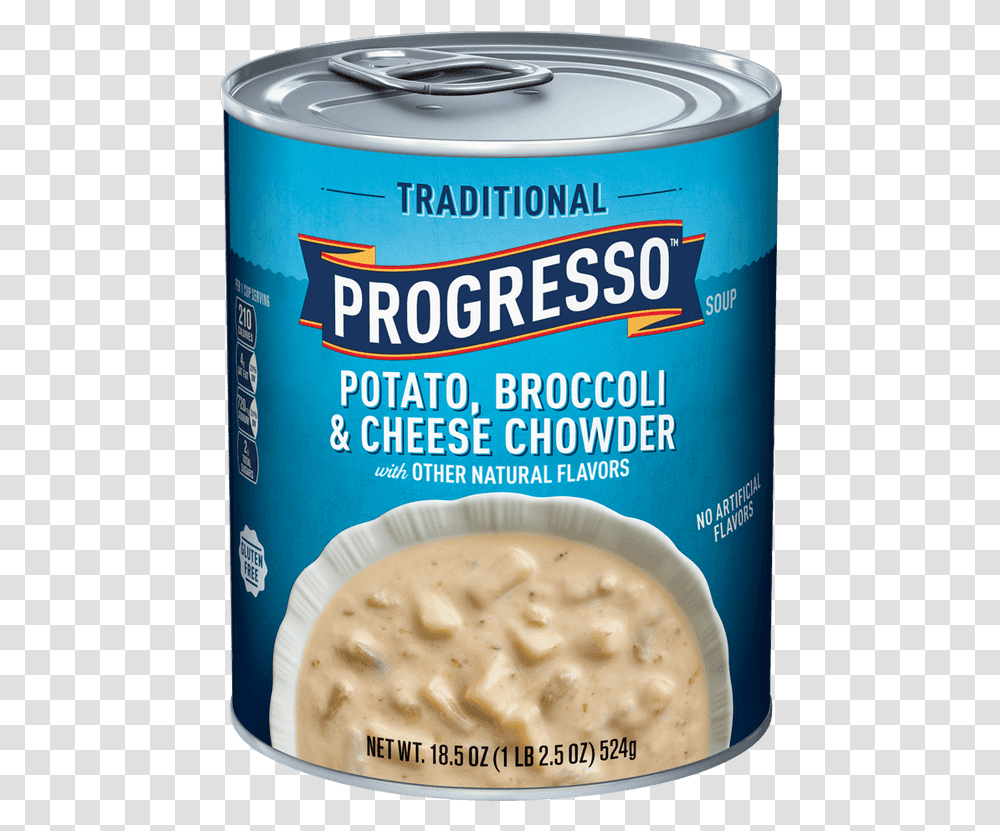 Traditional New England Clam Chowder Canned Soup Progresso New England Clam Chowder, Canned Goods, Aluminium, Food, Tin Transparent Png