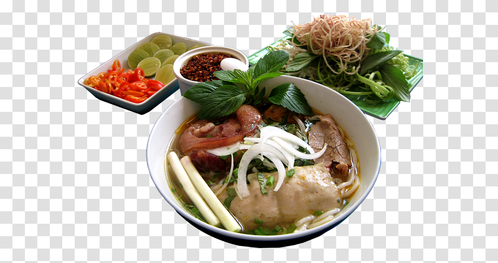 Traditional Noodle Soup Bn B Hu, Pasta, Food, Plant, Dish Transparent Png