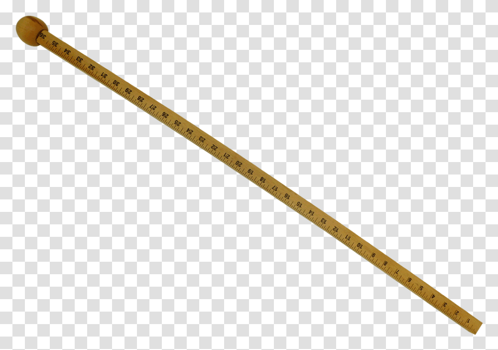Traditional Wood Ruler Used By Students And Professionals Bow, Plot, Diagram, Baseball Bat, Team Sport Transparent Png
