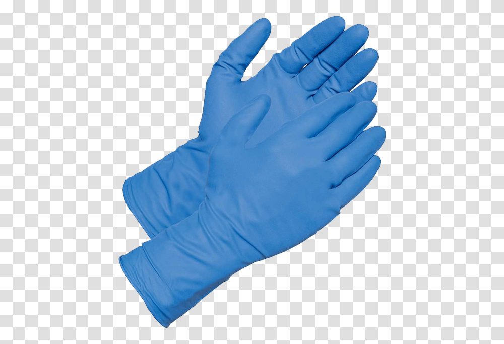 Trafalgar Blue Nitrile Gloves Pkt 5 Gloves And Face Mask, Apparel, Person, Human Transparent Png