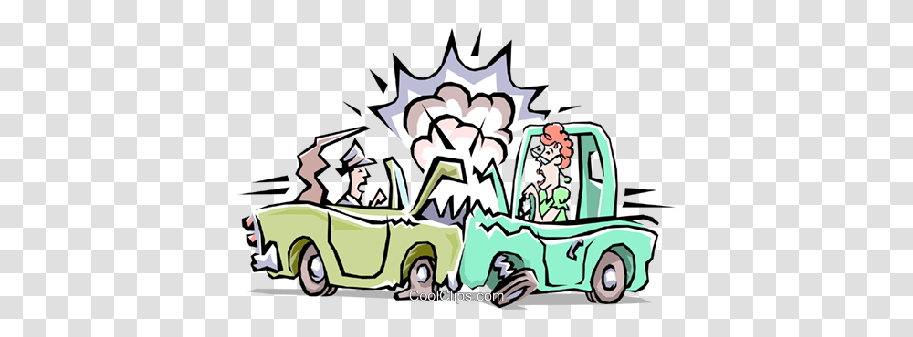 Traffic Accident Royalty Free Vector Clip Art Illustration, Graffiti, Hand, Car, Vehicle Transparent Png