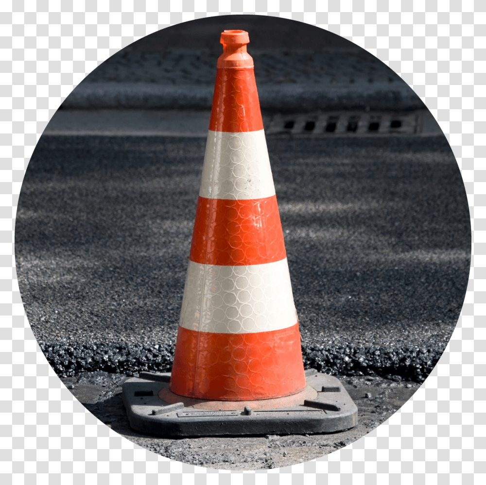 Traffic Cone, Tarmac, Asphalt Transparent Png