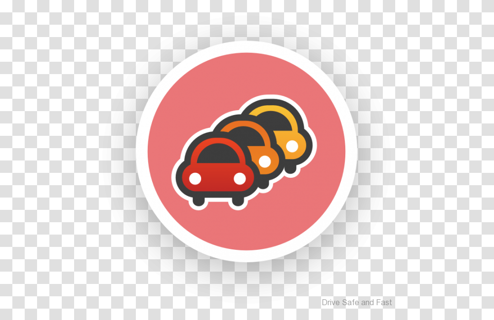Traffic Jam Waze Icon, Label, Sticker, Car Transparent Png