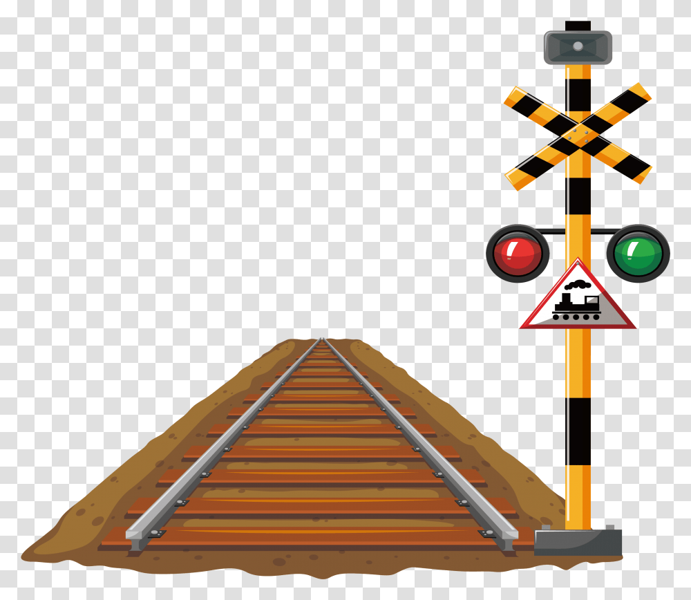 Светофоры и знаки на железной дороге