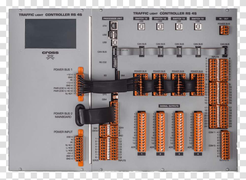 Traffic Light Controller Cross Rs 4s Electronics, Hardware, Electronic Chip, Computer Hardware Transparent Png