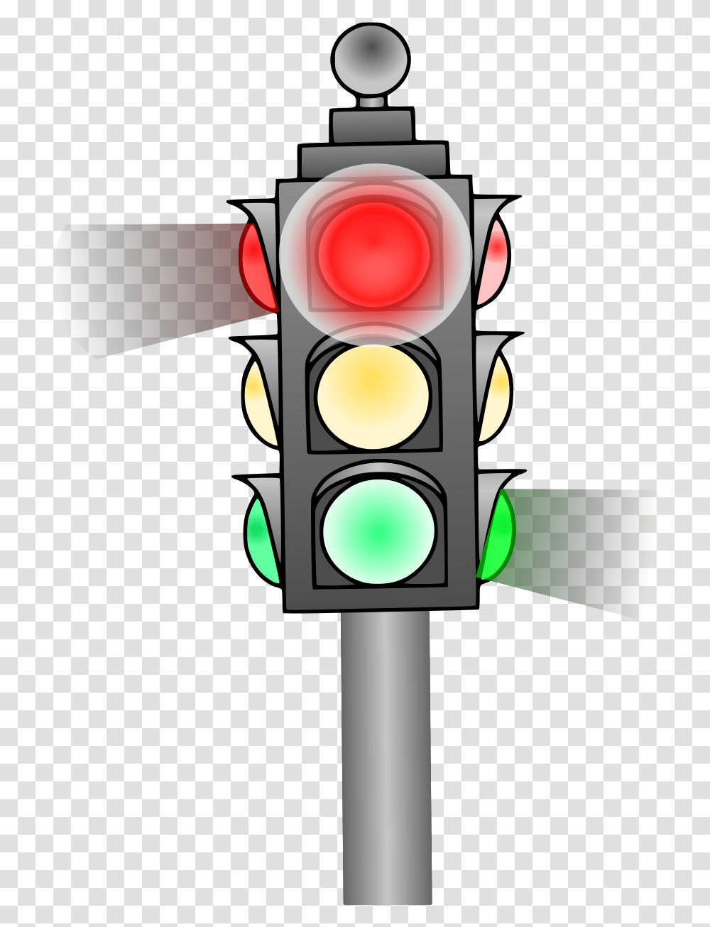 Traffic Light Svg Vector Clip Art Svg Clipart Cartoon Animated Traffic Light Transparent Png