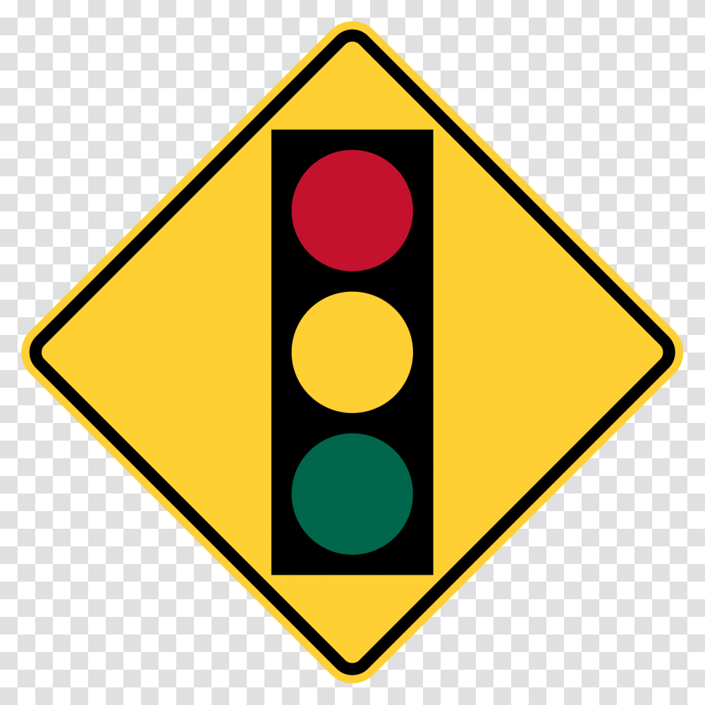 Traffic Lights Ahead Tha T 9 Does The Road Sign With Traffic Light Mean Transparent Png