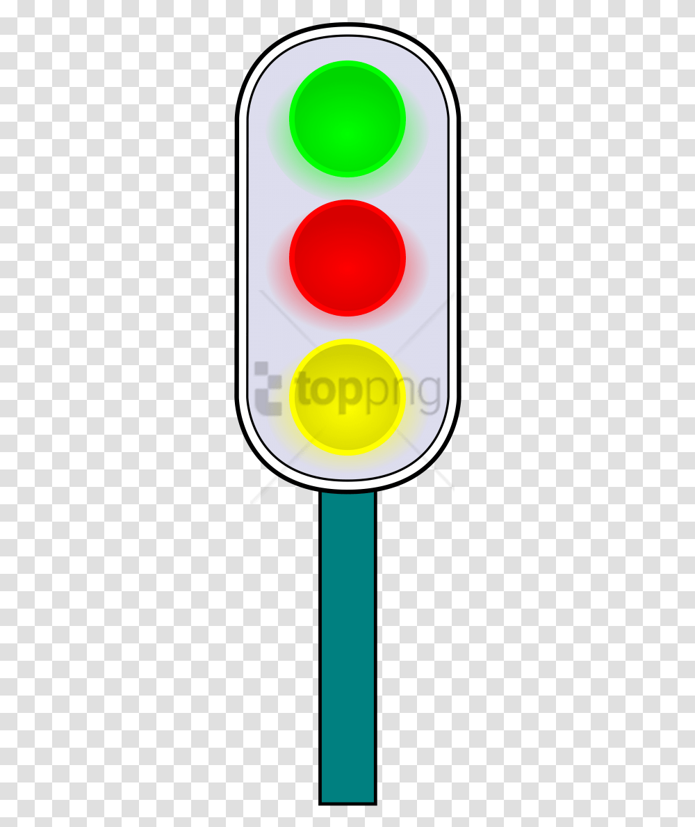Traffic Lightyellowsignaling Devicesignclip Artlinecircletraffic Circle Transparent Png