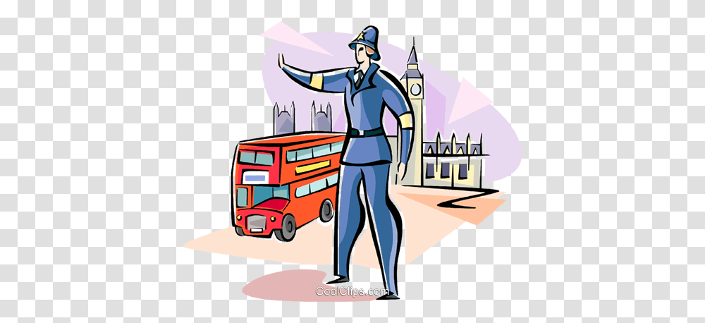 Traffic Officer In London Royalty Free Vector Clip Art, Pants, Book, Comics Transparent Png