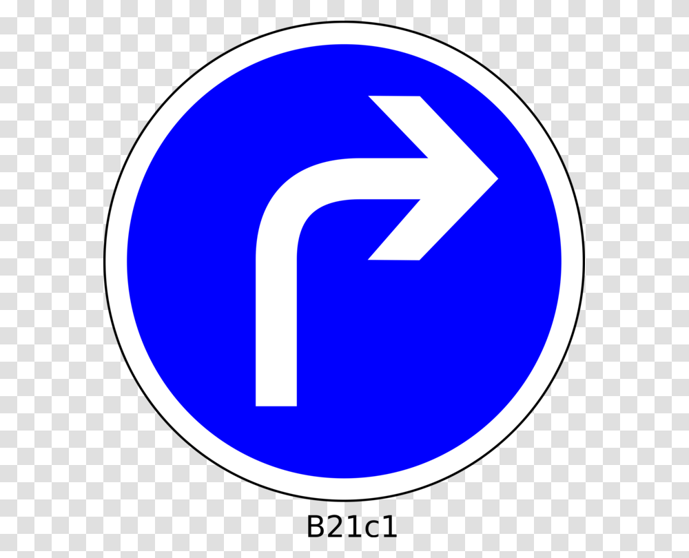 Traffic Sign Direction Position Or Indication Sign Girar A La Derecha, Road Sign, Logo, Trademark Transparent Png