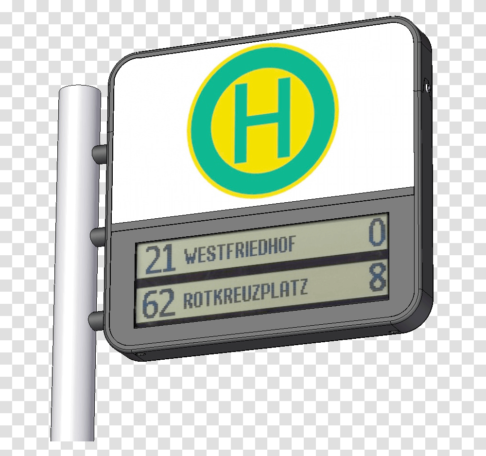 Traffic Sign Haltestellenschild, Number, Electronics Transparent Png