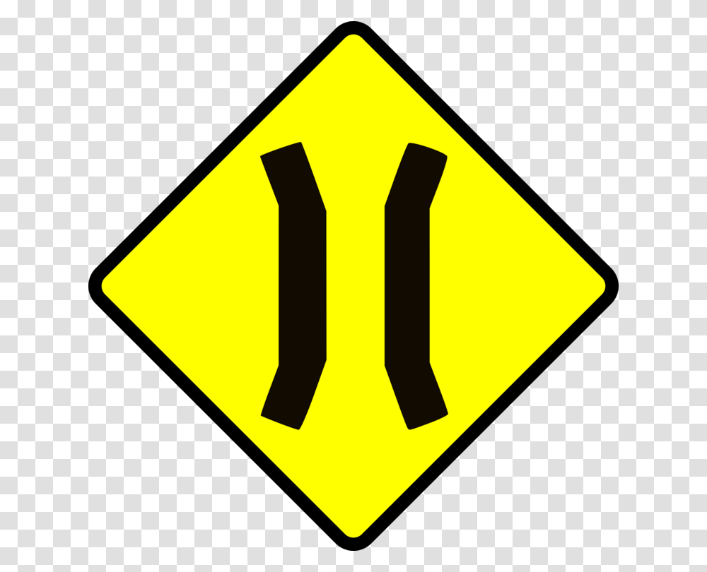 Traffic Sign Lane One Way Traffic Road Warning Sign Free, Road Sign, Stopsign Transparent Png
