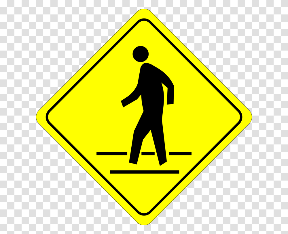 Traffic Sign Pedestrian Crossing Zebra Crossing, Road Sign, Person Transparent Png