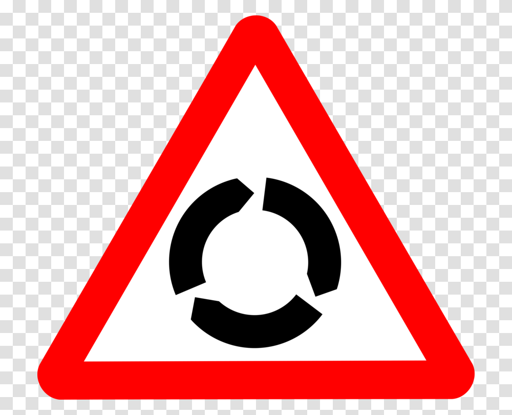 Traffic Sign The Highway Code Roundabout Road, Triangle, Road Sign Transparent Png