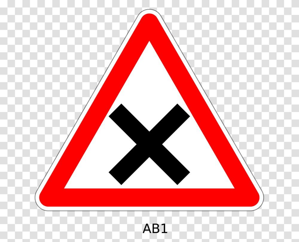 Traffic Sign Warning Sign Intersection Road, Road Sign, Stopsign Transparent Png