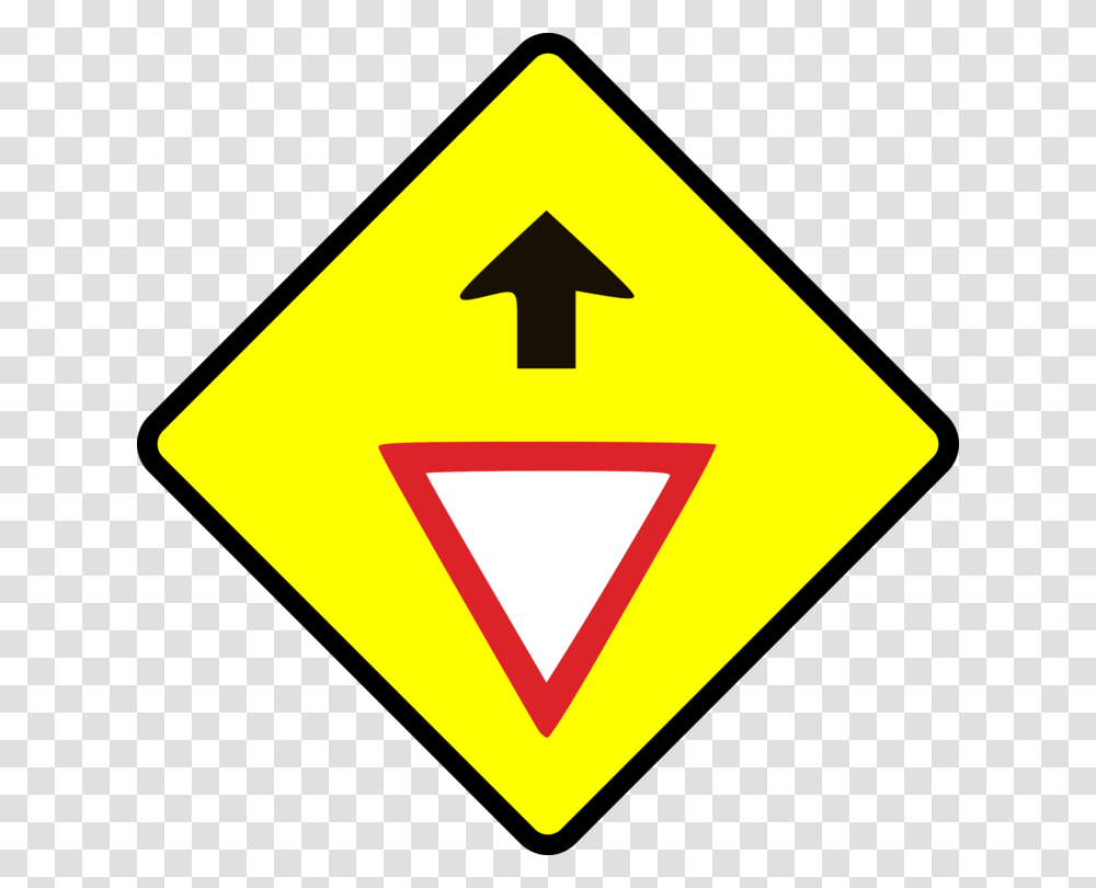Traffic Sign Yield Sign One Way Traffic Warning Sign Free, First Aid, Road Sign, Triangle Transparent Png