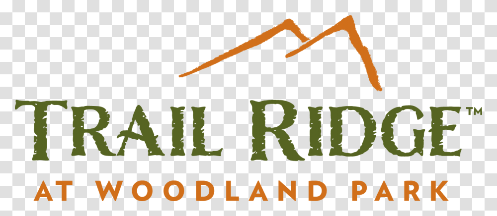 Trail Ridge At Woodland Park Logo Graphic Design, Label, Alphabet, Number Transparent Png
