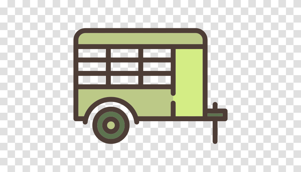 Trailer Icon, Vehicle, Transportation, Fire Truck, Van Transparent Png