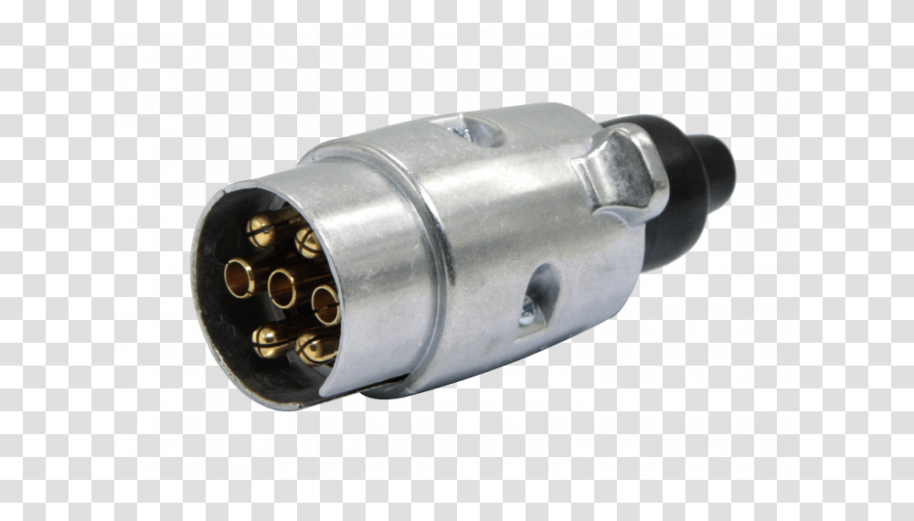 Trailer Plug 7 Pin Large Round Metal Impact Wrench, Light, Bomb, Weapon, Weaponry Transparent Png