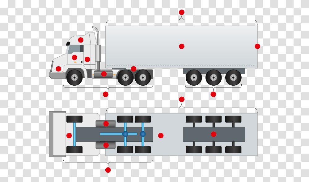 Trailer Truck, Vehicle, Transportation, Metropolis, City Transparent Png
