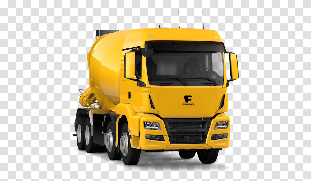 Trailer Truck, Vehicle, Transportation, Person, Human Transparent Png