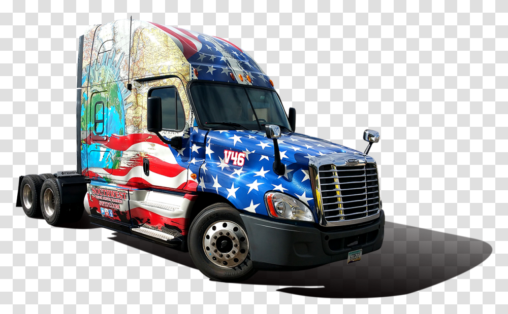 Trailer Truck, Vehicle, Transportation, Spoke, Machine Transparent Png
