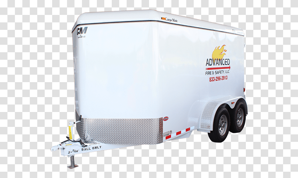 Trailer - Advanced Fire & Safety, Vehicle, Transportation, Moving Van, Truck Transparent Png