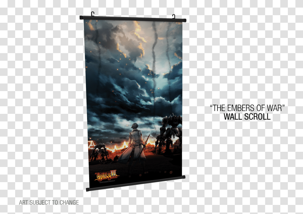 Trails Of Cold Steel Iii Wall Scroll, Nature, Person, Outdoors, Weather Transparent Png