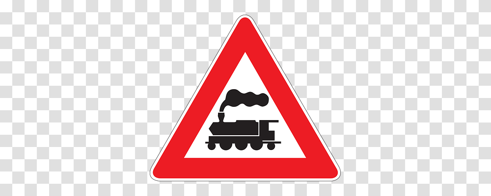 Train Transport, Triangle, Sign Transparent Png