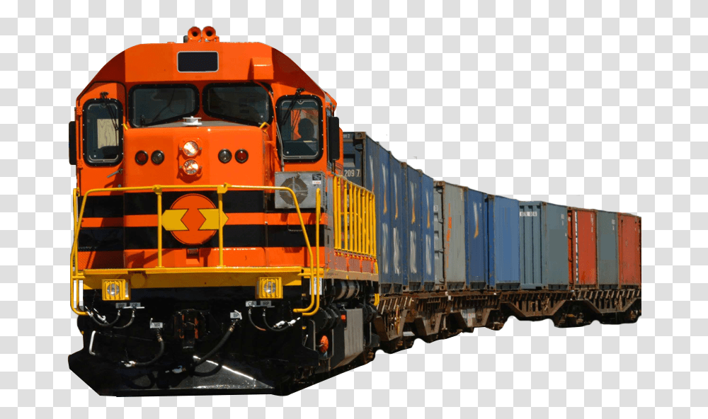 Train Cargo Train, Locomotive, Vehicle, Transportation, Railway Transparent Png