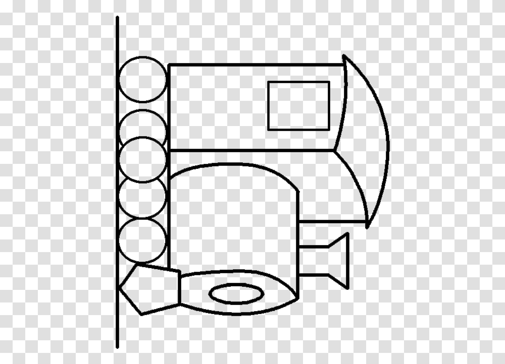 Train Clipart Black And White Engine Outline For Kids, Lighting, Electronics, Furniture, Stereo Transparent Png