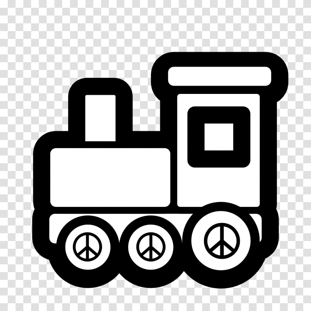 Train Clipart Black And White, Lawn Mower, Electronics, Vehicle, Transportation Transparent Png