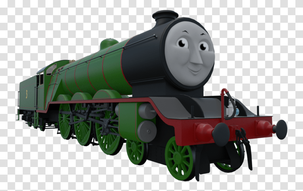 Train Clipart Henry Thomas And Friends Henry, Locomotive, Vehicle, Transportation, Steam Engine Transparent Png