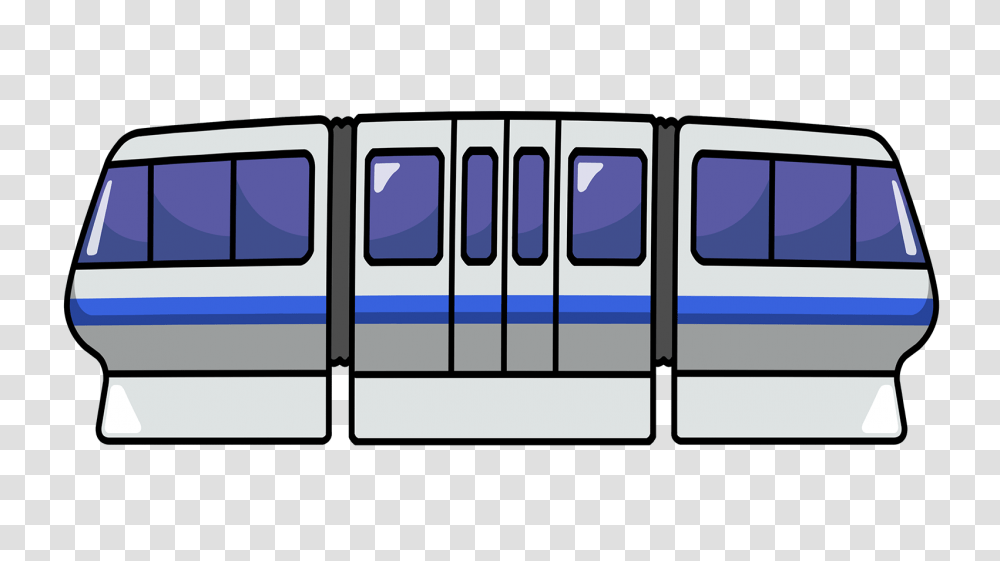 Train Clipart Modern, Transportation, Railway, Vehicle, Monorail Transparent Png