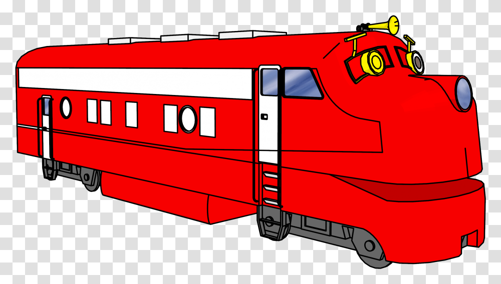 Train Clipart, Vehicle, Transportation, Fire Truck, Van Transparent Png