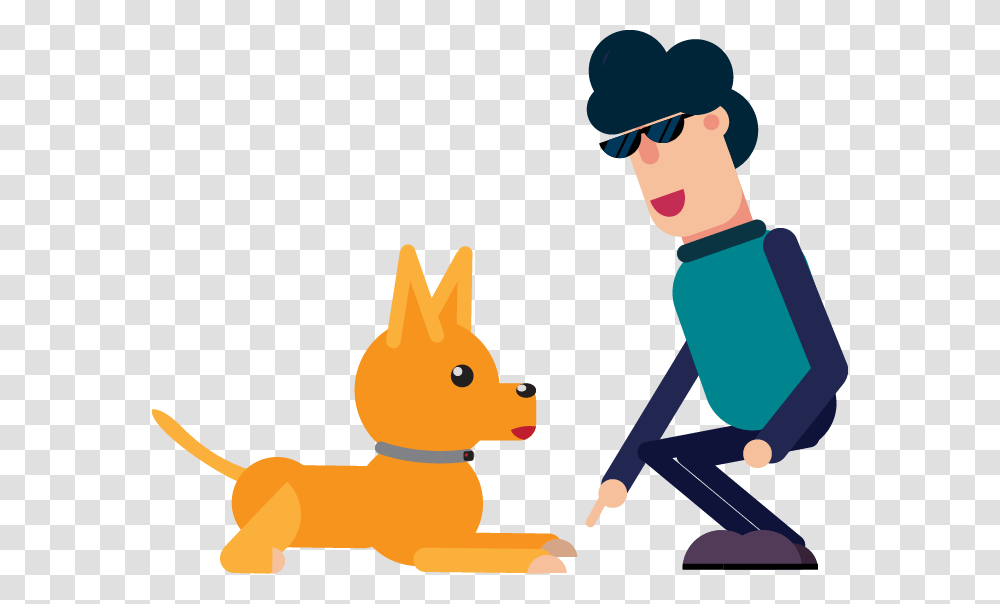 Train Dog To Sit Clipart, Person, Sunglasses, People, Sport Transparent Png