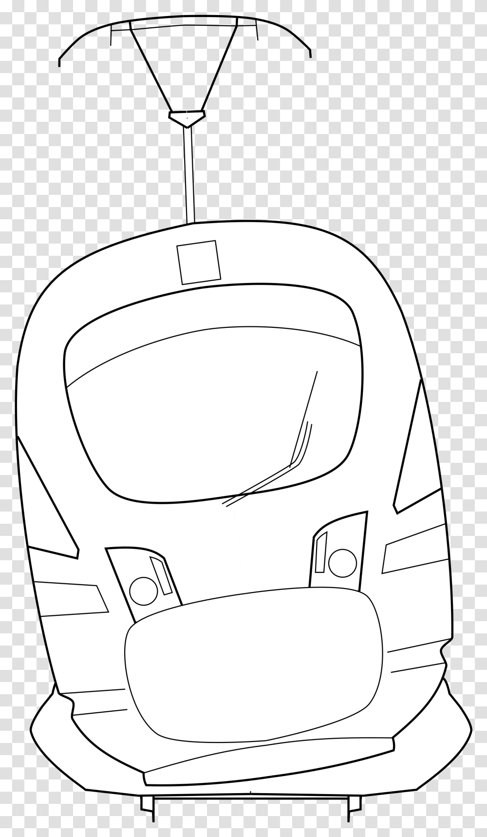 Train Drawing Front View Download Ice Train Drawing, Apparel, Helmet, Crash Helmet Transparent Png