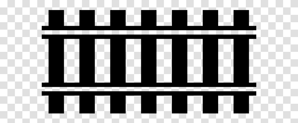 Train Fence Rails Icon Symbol Drive Protection Train Track Icon, Gray, World Of Warcraft Transparent Png