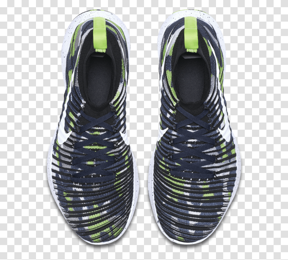 Train Force Flyknit Russell Wilson Download Water Shoe, Apparel, Footwear, Running Shoe Transparent Png