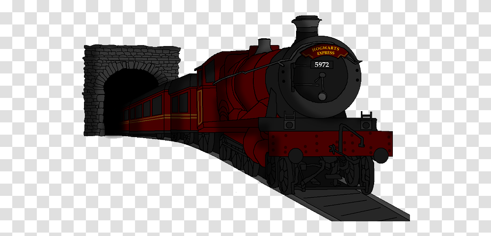Train Hogwarts Harry Potter Train, Locomotive, Vehicle, Transportation, Steam Engine Transparent Png