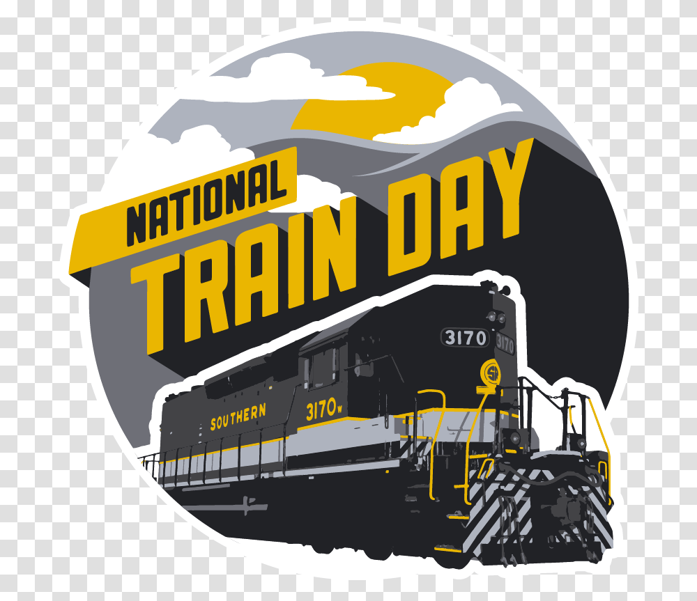 Train, Locomotive, Vehicle, Transportation, Poster Transparent Png