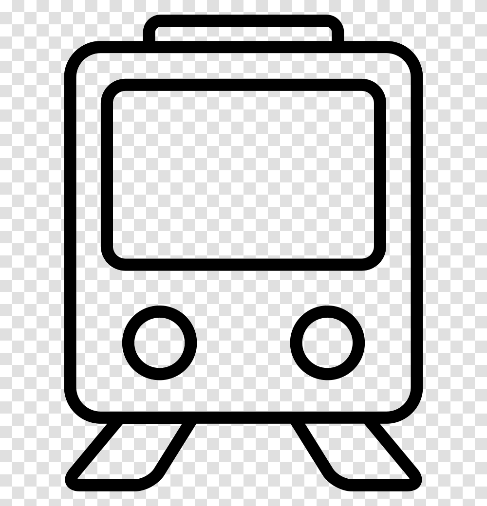 Train Outline Icon Free Download, Electronics, Ipod, Phone, Screen Transparent Png