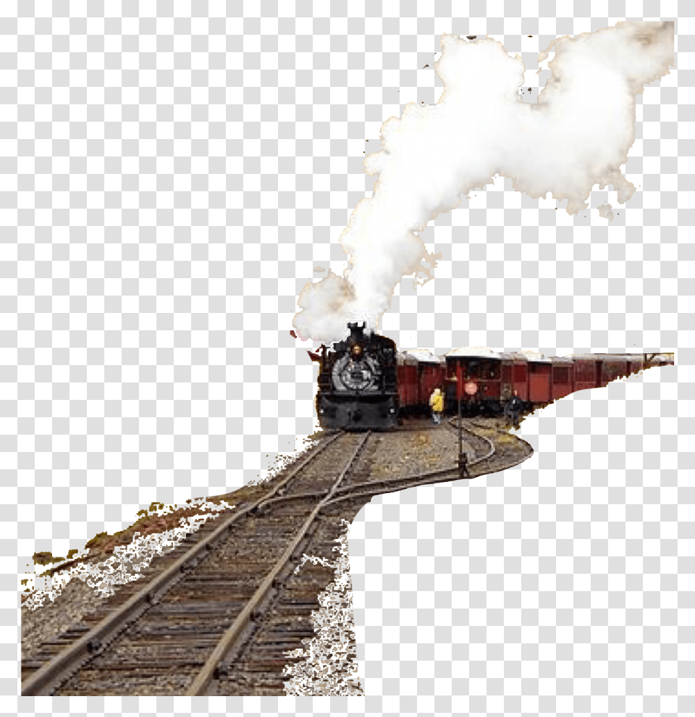 Train Smoke Train Track 1760692 Vippng Train Tracks, Locomotive, Vehicle, Transportation, Steam Engine Transparent Png