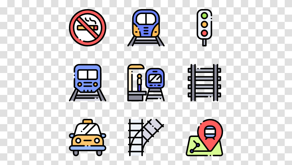 Train Station Discussion Flat Icon, Car, Vehicle, Transportation, Automobile Transparent Png