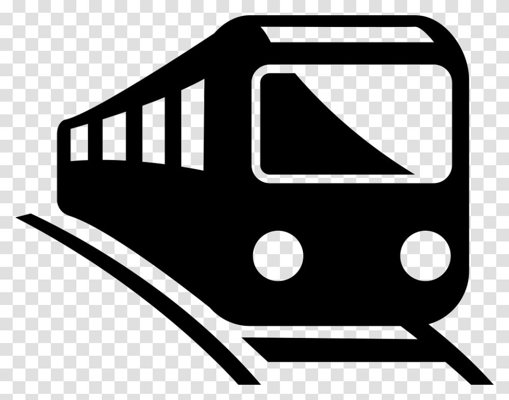 Train, Stencil, Vehicle, Transportation Transparent Png