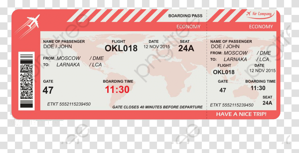 Train Ticket Clipart Boarding Pass Blue Air, Paper, Driving License, Document Transparent Png
