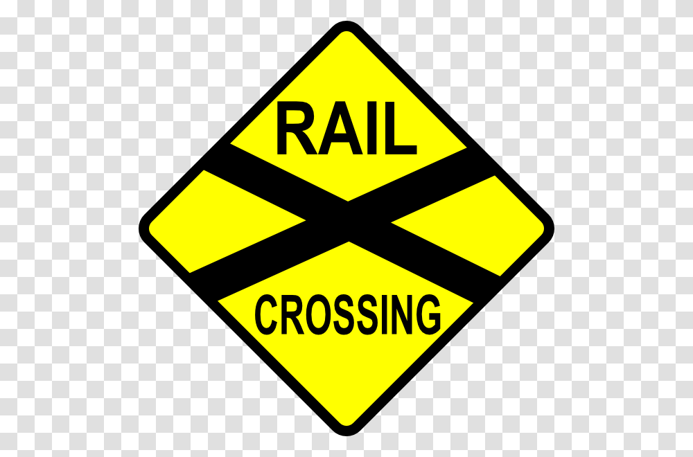 Train Track Clipart, Sign, Road Sign Transparent Png